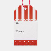 Merry kerst Gingerbrood Man Cadeaulabel (Achterkant)