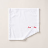 Merry kerst gnome bad handdoek (Wasdoekje)