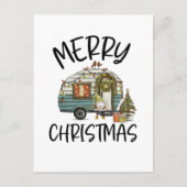 Merry kerst gnome briefkaart (Voorkant)