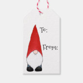 Merry kerst gnome cadeaulabel (Voorkant)
