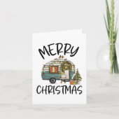 Merry kerst gnome feestdagen kaart (Voorkant)