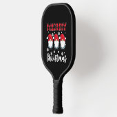 Merry kerst Gnome Gnomes Gnomes Pickleball Paddle (Links)
