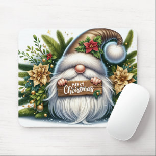 Merry kerst gnome muismat