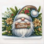 Merry kerst gnome muismat (Voorkant)