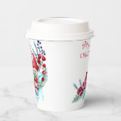 Merry kerst gnome papieren bekers (Links)