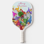 Merry kerst Gnome Party Pickleball Paddle (Voorkant)