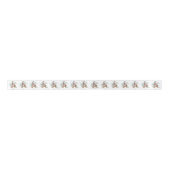 Merry kerst gnome satijnen lint (Voorkant)