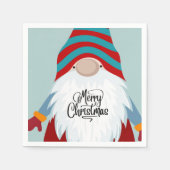 Merry kerst gnome servet (Voorkant)