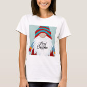 Merry kerst gnome t-shirt (Voorkant)