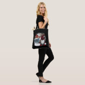 Merry kerst gnome tote bag (Op model)
