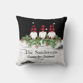 Merry kerst Gnomes Garland Kussen