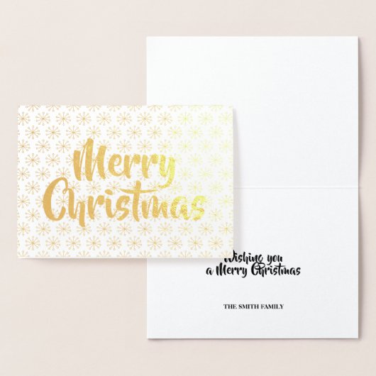 Merry kerst Gold Folie Kaarten (Display)