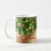 Merry kerst Gold Koffiemok (Links)