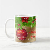 Merry kerst Gold Koffiemok (Links)