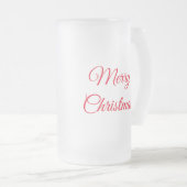 Merry kerst Golden Retriever Matglas Bierpul (Voorkant rechts)