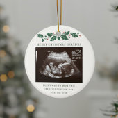 Merry kerst Grandma Pregnancy Baby Scan Keramisch Ornament