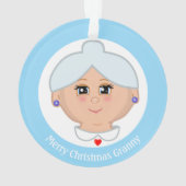 Merry kerst Granny Ornament (achterkant)