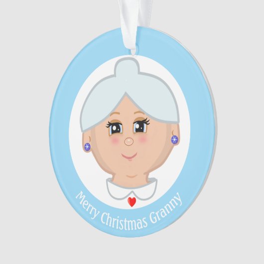 Merry kerst Granny Ornament (voorkant)