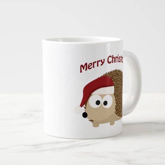 Merry kerst grote koffiekop (Voorkant rechts)