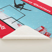 Merry kerst Gymnastiek Sherpa Deken (3/4)