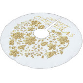 Merry kerst Heart Kerstboom Rok (Gekanteld)