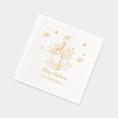 Merry kerst Ho Ho Ho Folie Servetten (Links)