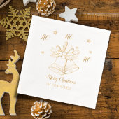 Merry kerst Ho Ho Ho Folie Servetten