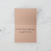 Merry kerst Hollies-kaart Bedankkaart (Binnen)