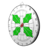 Merry kerst Holly Dart Board Dartbord (Voorkant Rechts)