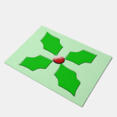 Merry kerst Holly Deuren Mat (Schuin)