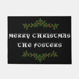 Merry kerst Holly Deurmat