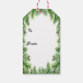 Merry kerst Holly | Gepersonaliseerd kerstfeest Cadeaulabel (Achterkant)