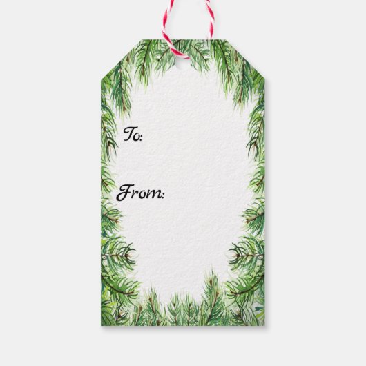 Merry kerst Holly | Gepersonaliseerd kerstfeest Cadeaulabel (Achterkant)