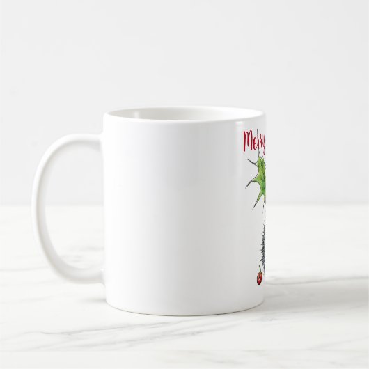Merry kerst Holly Hedegel Koffiemok (Links)