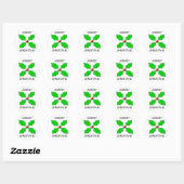 Merry kerst Holly Stickers (Vel)