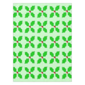 Merry kerst Holly Tablecloth Tafelkleed (Voorkant)