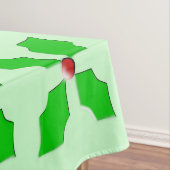 Merry kerst Holly Tablecloth Tafelkleed (Voorbeeld)