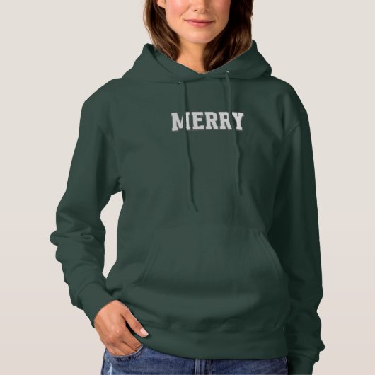 Merry kerst Hoodie (Voorkant)