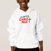 Merry kerst Hoodie (Voorkant)