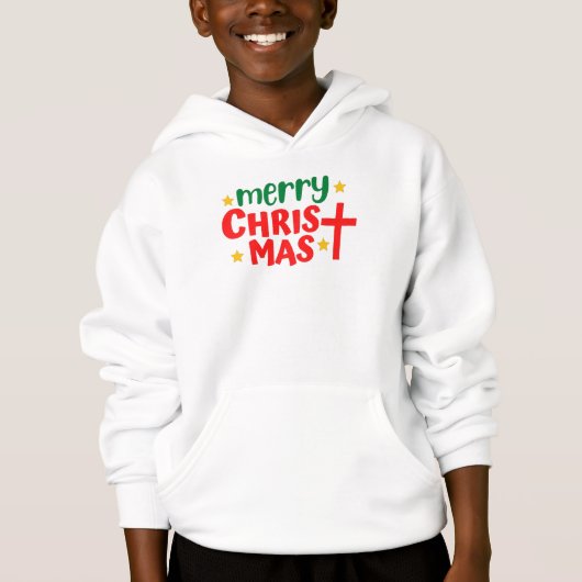 Merry kerst Hoodie (Voorkant)