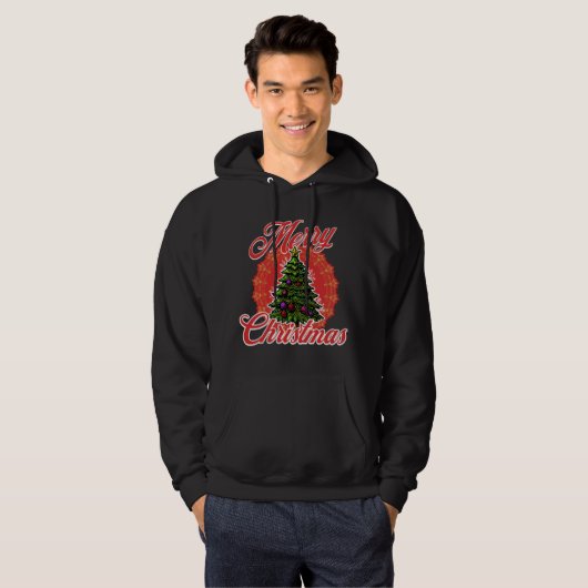 Merry kerst Hoodie (Voorkant volledig)