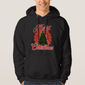 Merry kerst Hoodie (Voorkant)