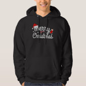 Merry kerst Hoodie (Voorkant)