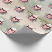 Merry kerst Hot Chocolate Mok Cadeaupapier (Hoek)