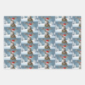 Merry kerst inpakpapier vel (Voorkant 2)