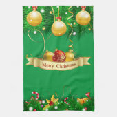 Merry kerst Joy Theedoek (Verticaal)