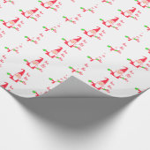 Merry kerst kerst kerst prettig cadeaupapier (Hoek)