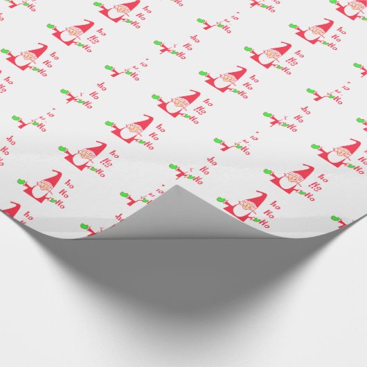 Merry kerst kerst kerst prettig cadeaupapier (Hoek)