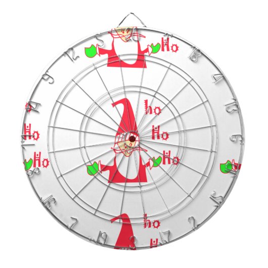 Merry kerst kerst kerst prettig dartbord (Voorkant)