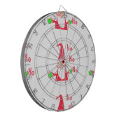 Merry kerst kerst kerst prettig dartbord (Voorkant Links)